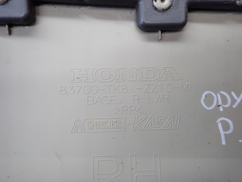 Boczek Prawy Tylny Tył Roleta Honda Odyssey 2011-