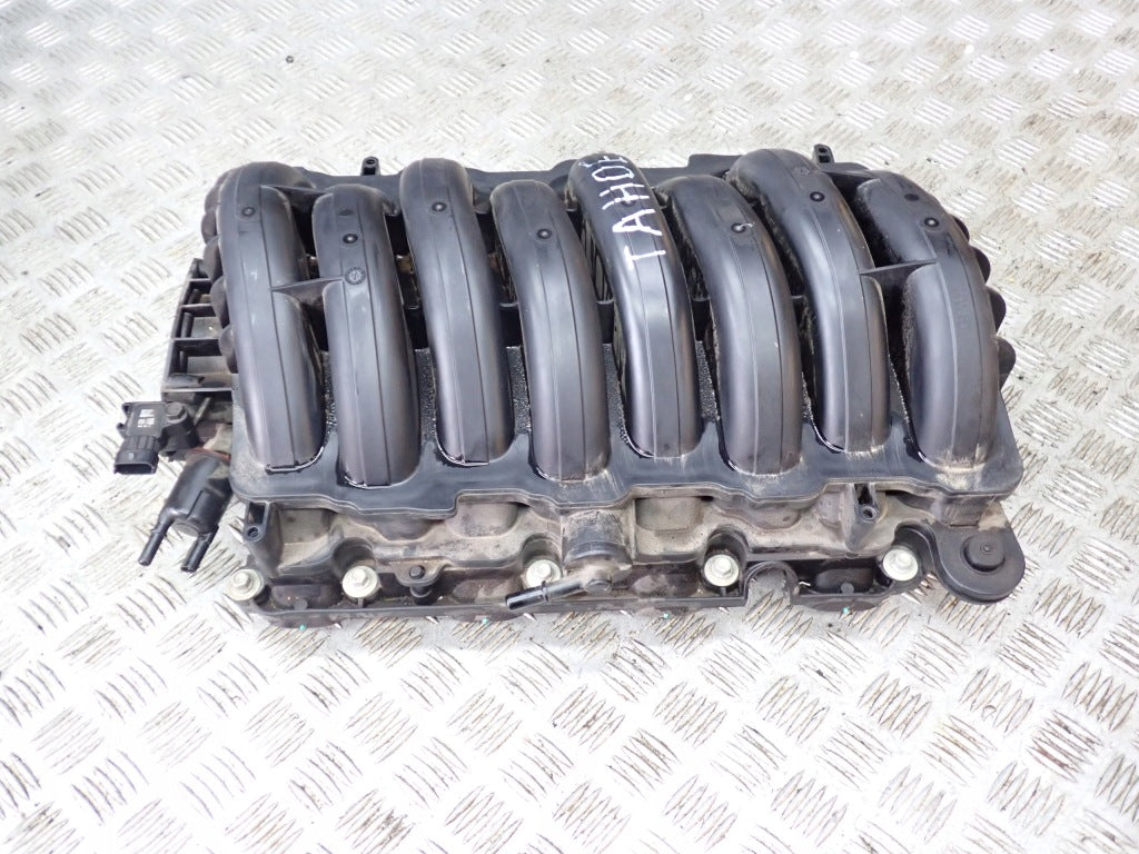 Intake manifold for the 2021 Chevrolet Tahoe and Suburban L84 5.3 and 6.2 – from Autolandparts, view of the engine component.