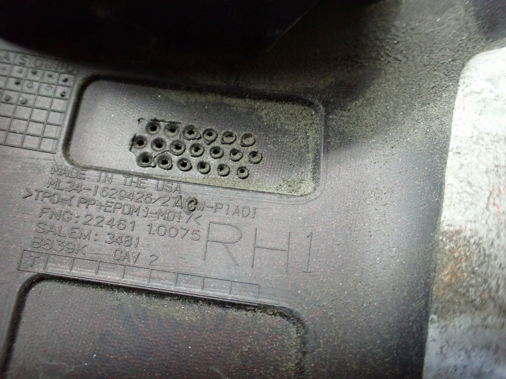 Right Rear Corner Pillar Trim Cover Ford F150 2021