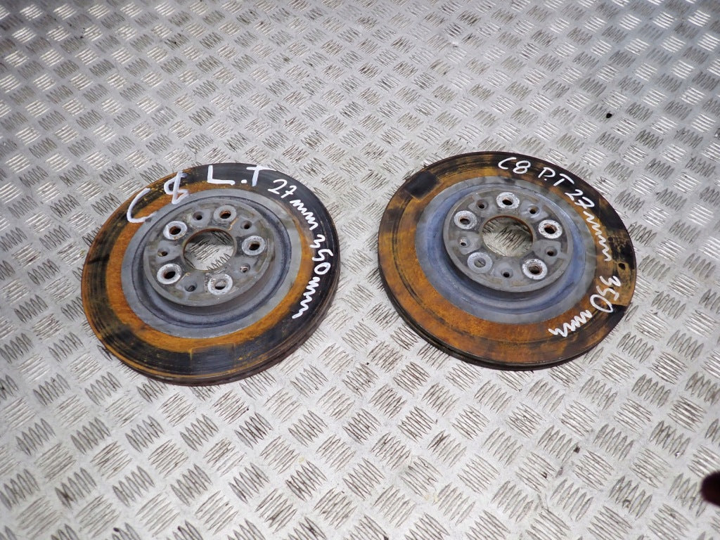 Tarcze Hamulcowe Tylne Tył 350mm PARA Chevrolet Corvette C8 Z51 2020-