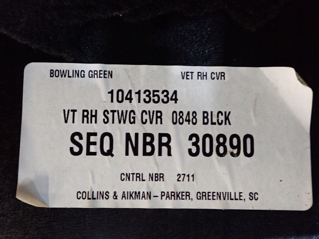 Glove Box Cover Rear Right Chevrolet Corvette C5