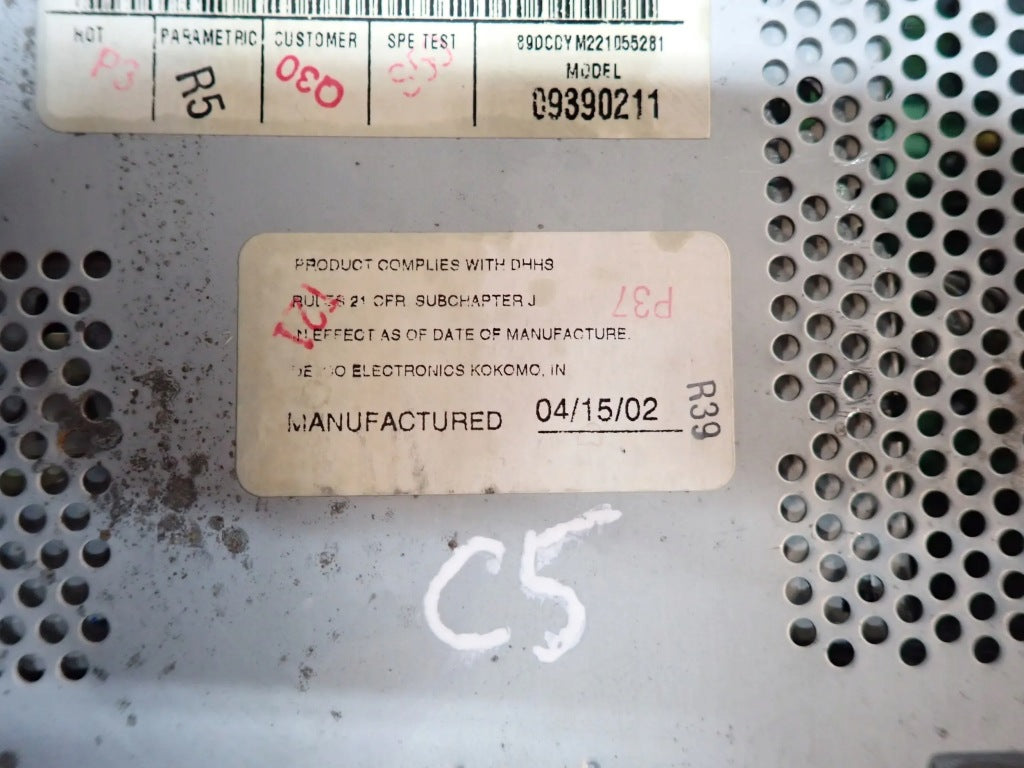 Radio Radiootwarzacz Chevrolet Corvette C5 1997-