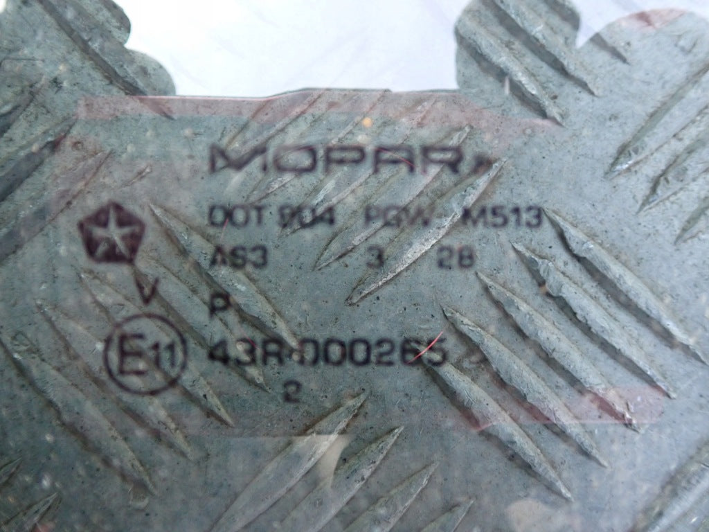 Szyba Boczna Drzwi Prawy Tył Dodge Ram IV 2011
