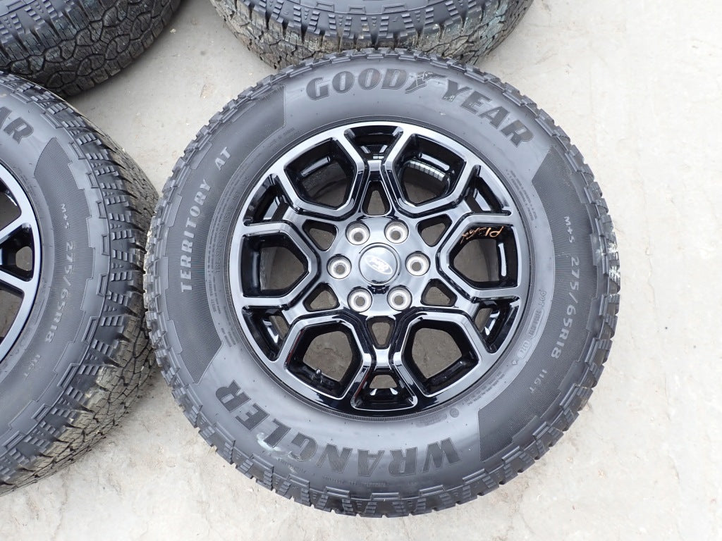 Wheels Alloy Rims 18 Tires Goodyear Wrangler AT 275/65R18 Ford F150 2025
