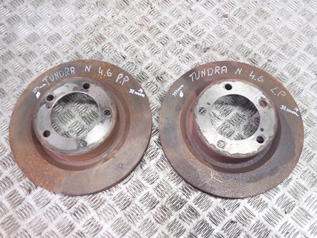 Front Discs PAIR Toyota Tundra Sequoia 2014-
