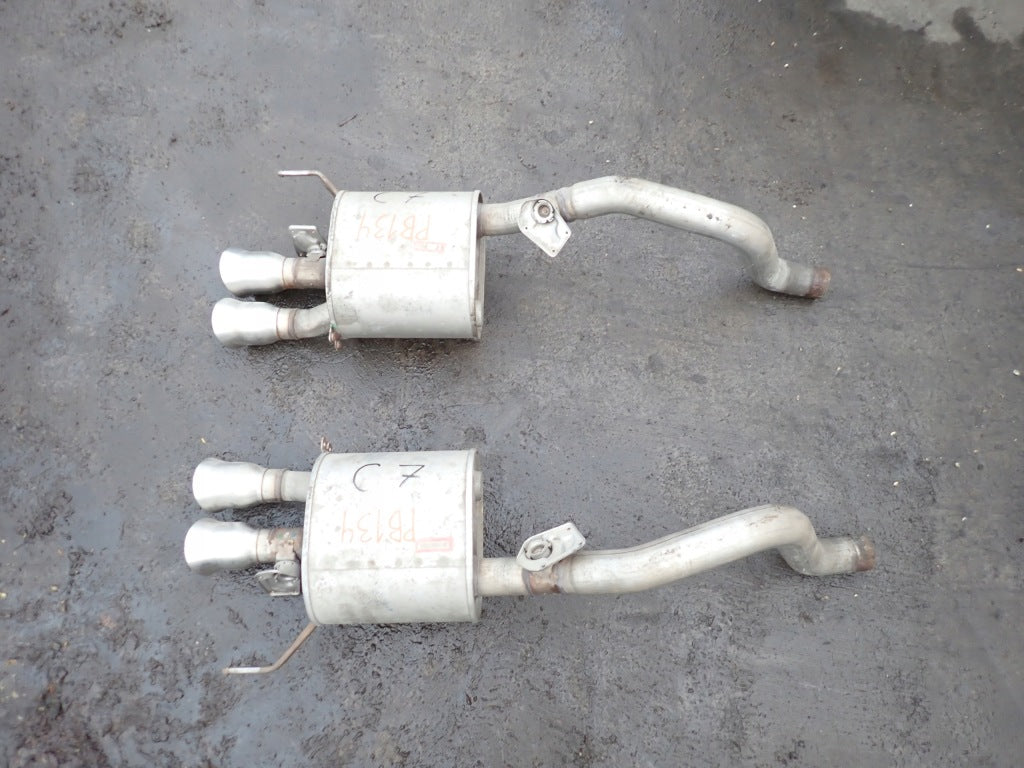 End Muffler Exhaust Chevrolet Corvette C7 2014-