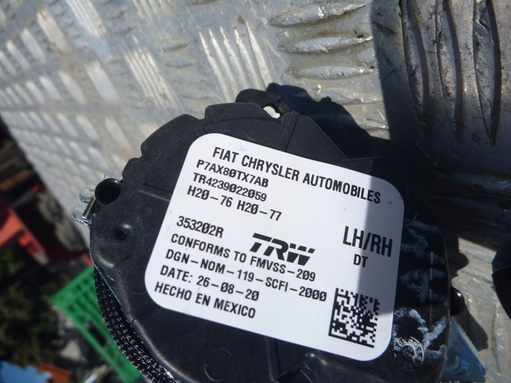 Pas Bezpieczeństwa Tylny Tył Dodge RAM 5.7 2021