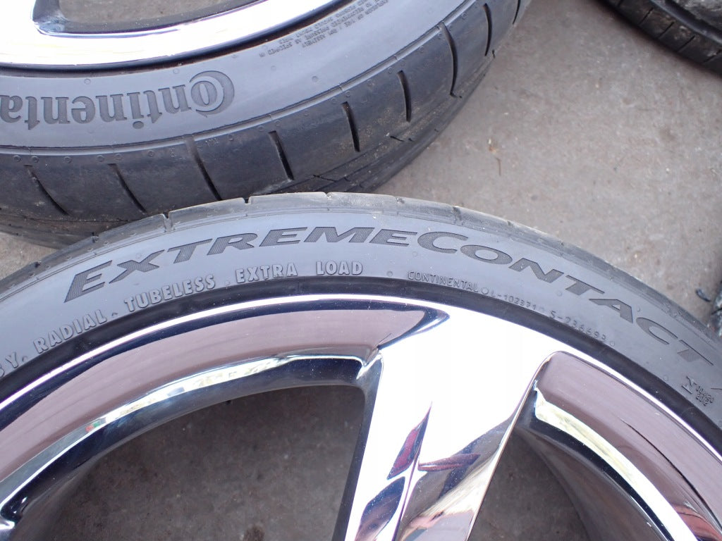 Wheels Alloy Rims 20 and 19 Tires Continental Chevrolet Corvette C7 2014-