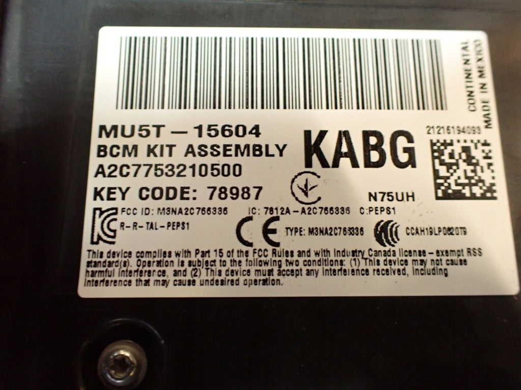 Comfort Module BCM BSI ECU Ford F150 3.5 2021-