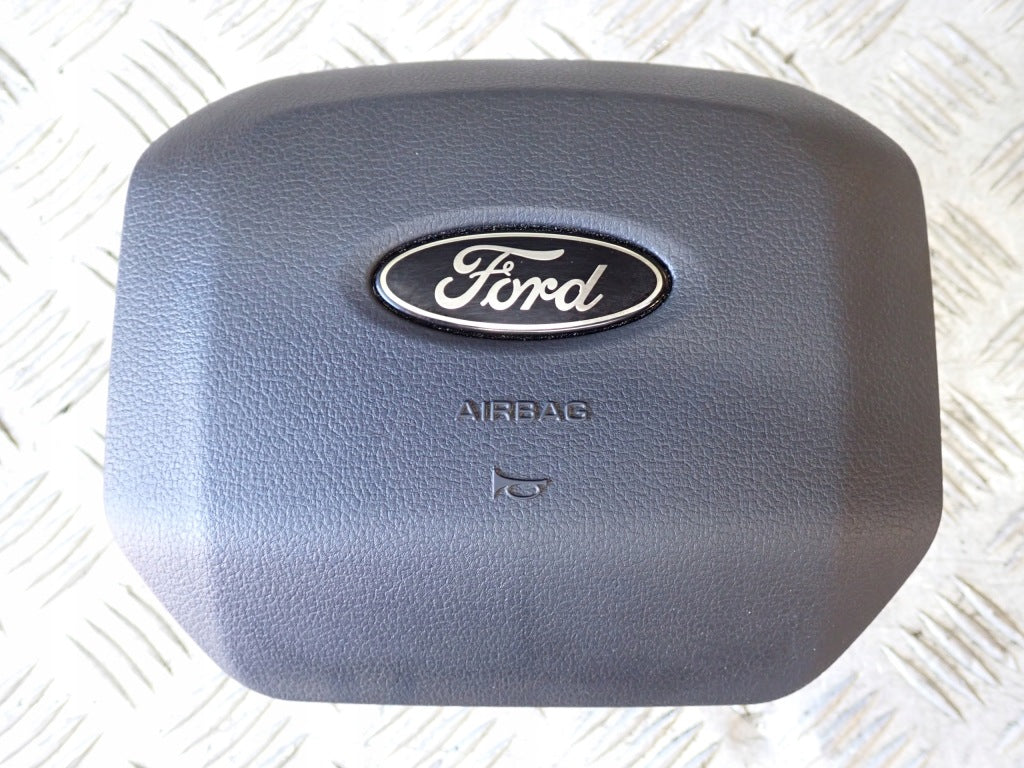 Poduszka powietrzna kierowcy Airbag do Ford F150 2025, Autolandparts, widok na rozłożoną poduszkę w samochodzie.