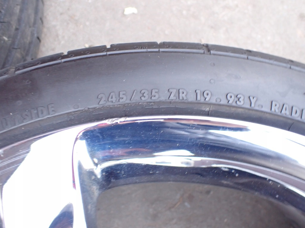 Wheels Alloy Rims 20 and 19 Tires Continental Chevrolet Corvette C7 2014-