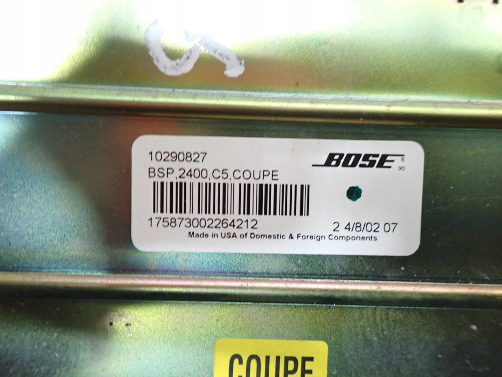 Chevrolet Corvette C5 Amplifier
