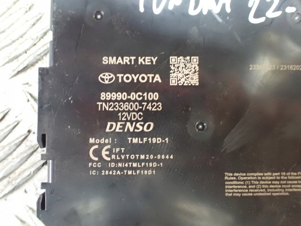 Moduł Sterownik Smart Key Centralnego Zamka Toyota Tundra Sequoia 2022-