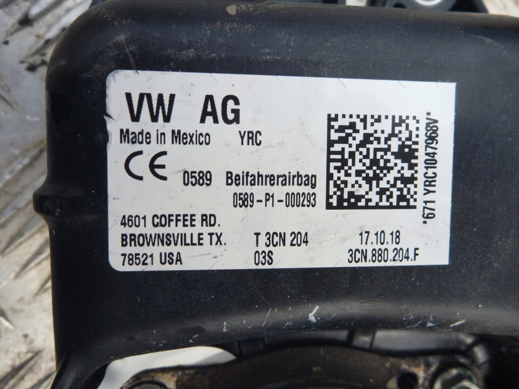 Poduszka Pasażera Airbag VW Atlas Terramont 2019