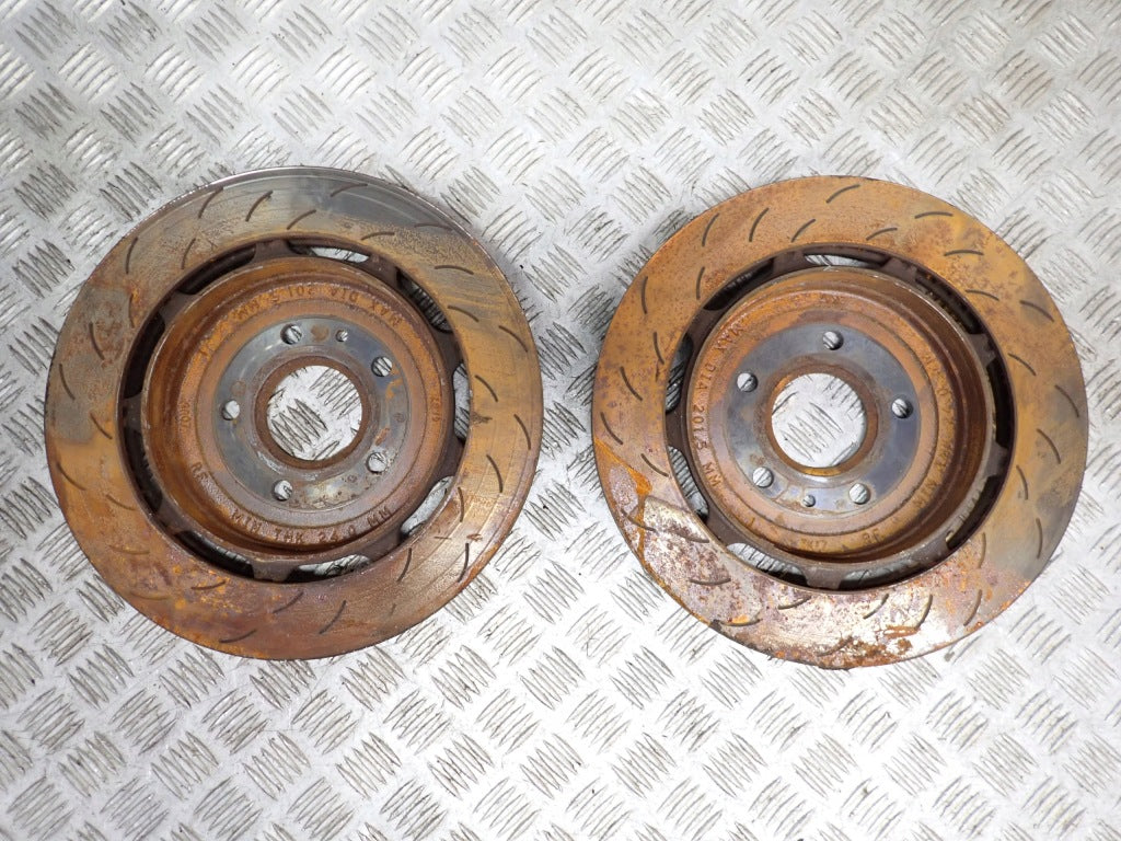 Slotted Rear Brake Discs PAIR Chevrolet Corvette C7 3LT Z51 2014-