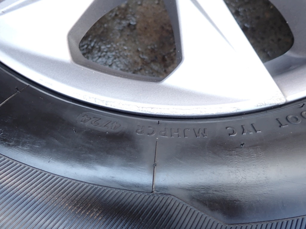 Wheels Rims with Tires Set of Pressure Sensors 17