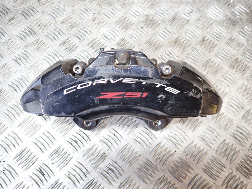 Front Brake Caliper Chevrolet Corvette C8 Z51 Black 2020-