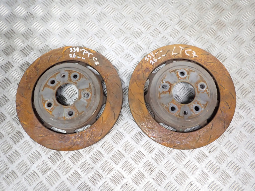 Slotted Rear Brake Discs PAIR Chevrolet Corvette C7 3LT Z51 2014-