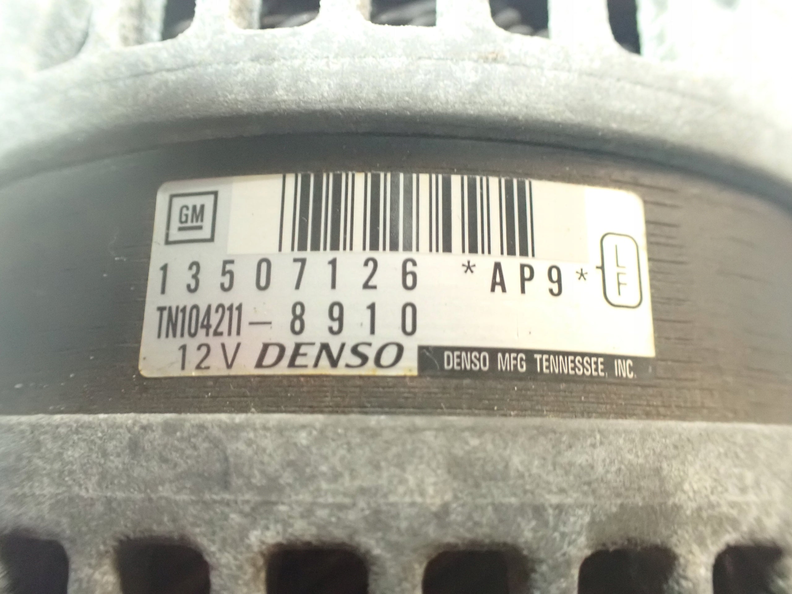 Alternator Cadillac XT5 XT6 GMC Acadia 3.6 LGX 2017