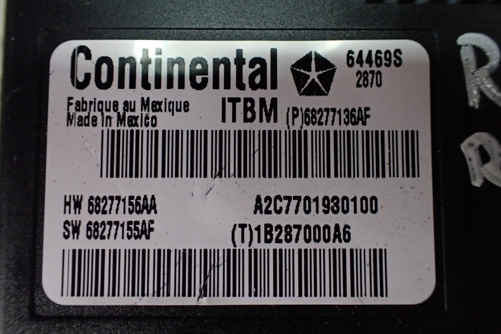 Dodge RAM V Towbar Control Module 2019-