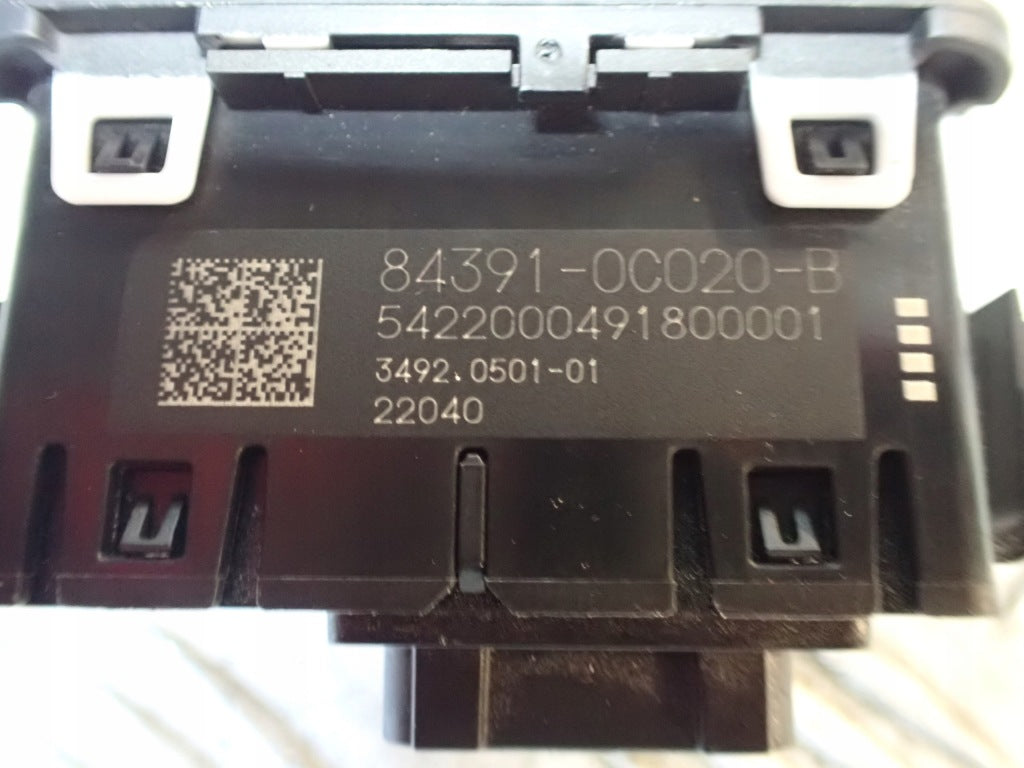 2022 Toyota Tundra Trailer Brake Control Panel