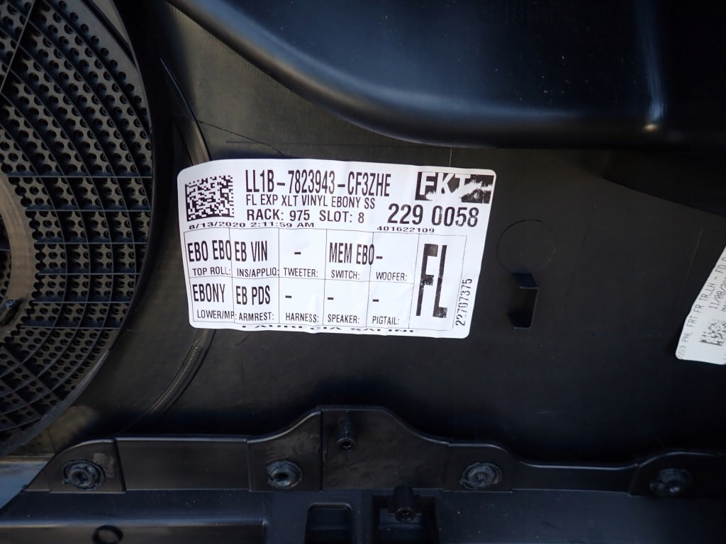 2020 Ford Expedition Leather Left Front Driver Side Panel