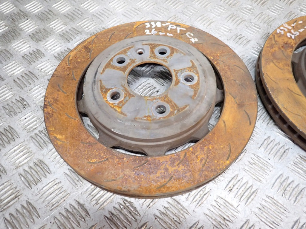 Slotted Rear Brake Discs PAIR Chevrolet Corvette C7 3LT Z51 2014-