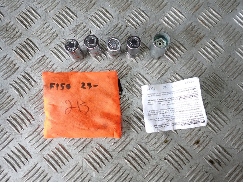Anti-theft security bolts and nuts Ford F150 2024, Autolandparts, for Crew Cab 3.5 XLT