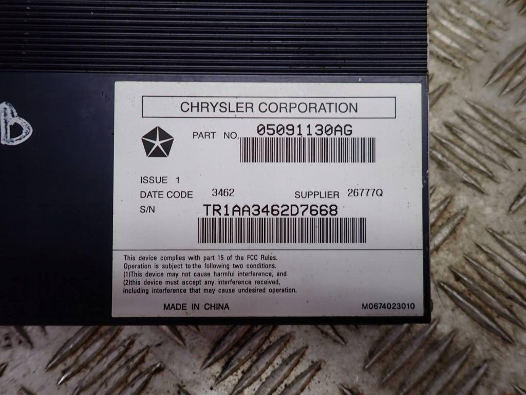 Dodge Ram Limited Radio Amplifier 13-