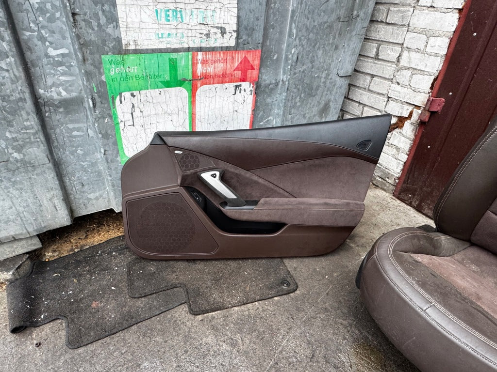 Tapicerka Kpl. Fotele Boczki Welur Chevrolet Corvette C7 3LT 2014-