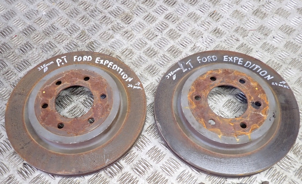 Pair of 335mm Rear Brake Discs Ford Expedition 2020