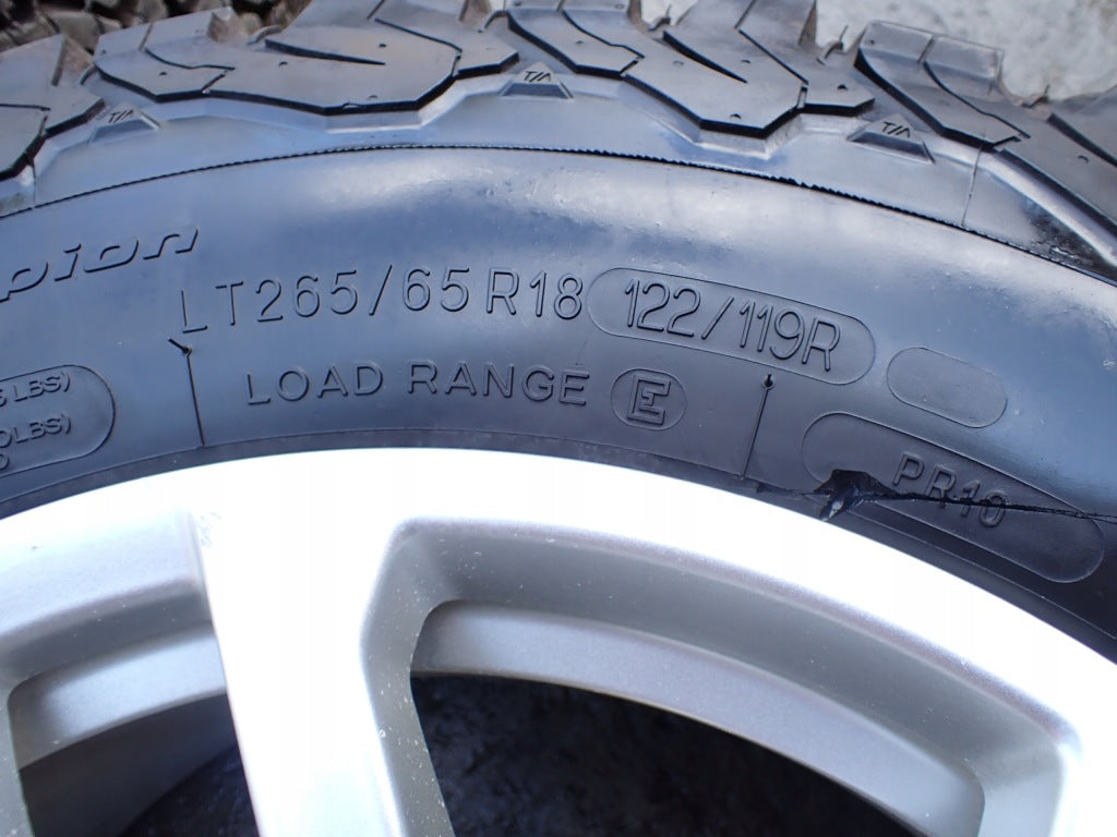Koła Felgi Alufelgi Opony BFGoodrich 265/65R18 Chevrolet Suburban Tahoe 21-