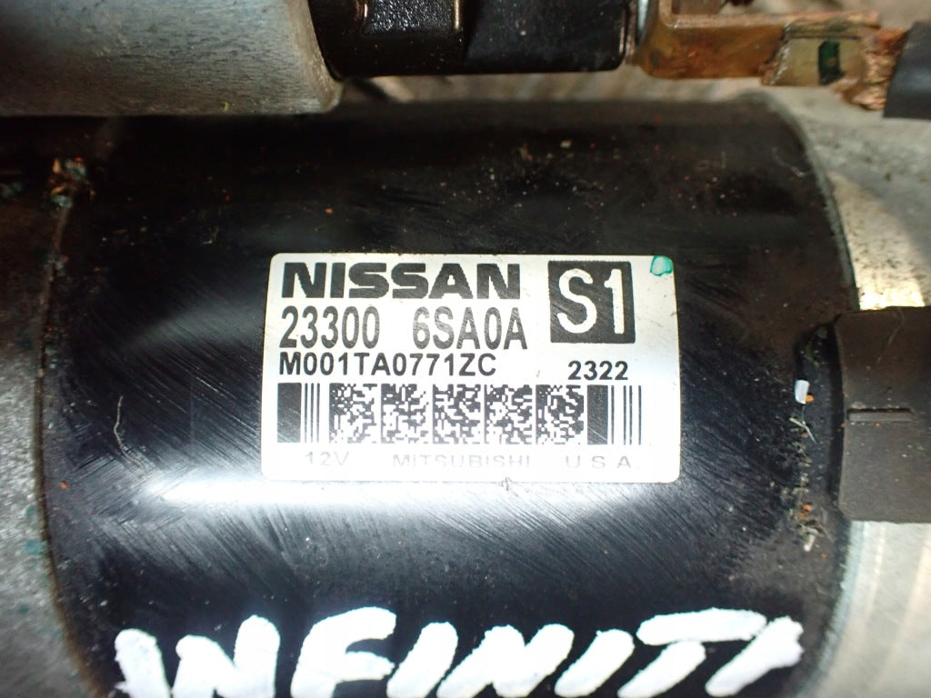 Starter Motor Infiniti QX60 L51 3.5 V6 Nissan Pathfinder 2022