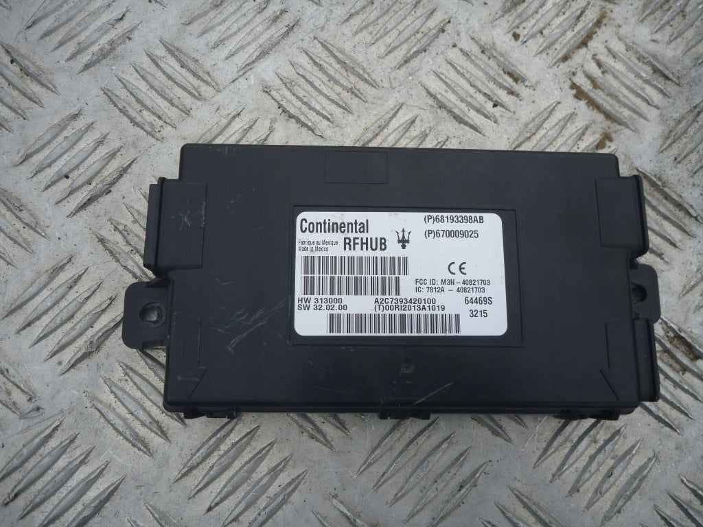 Moduł RFHUB Keyless Maserati Quattroporte Ghibli