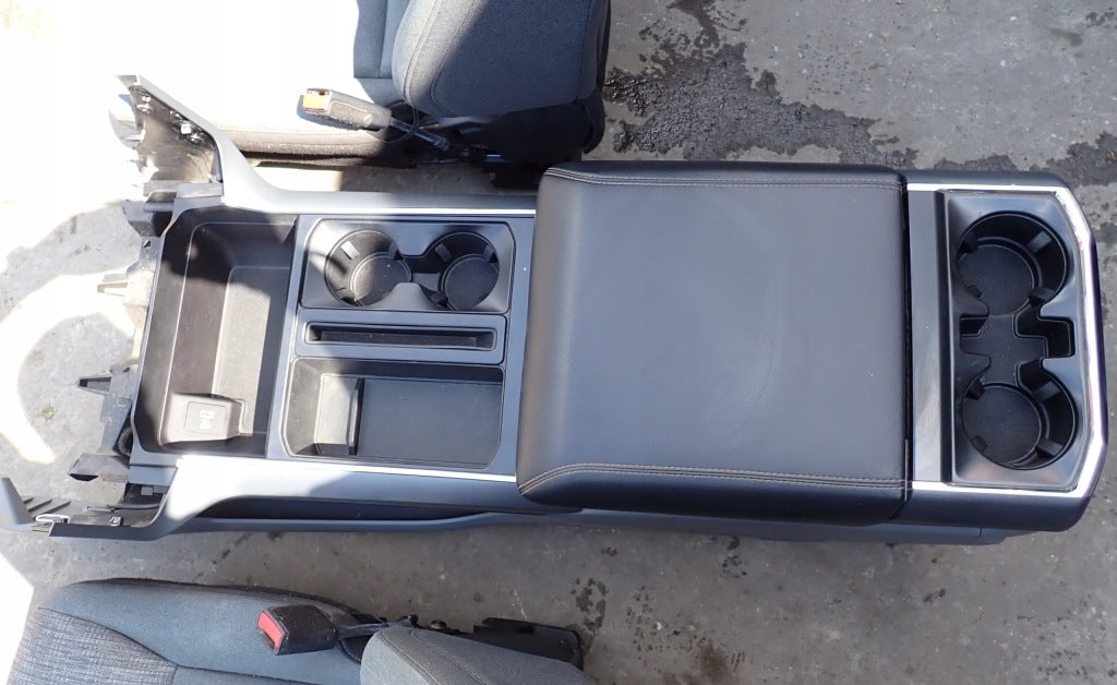 Podłokietnik tunel środkowy do Ford F150 2021- w komplecie, czarny, z funkcją przechowywania, Autolandparts