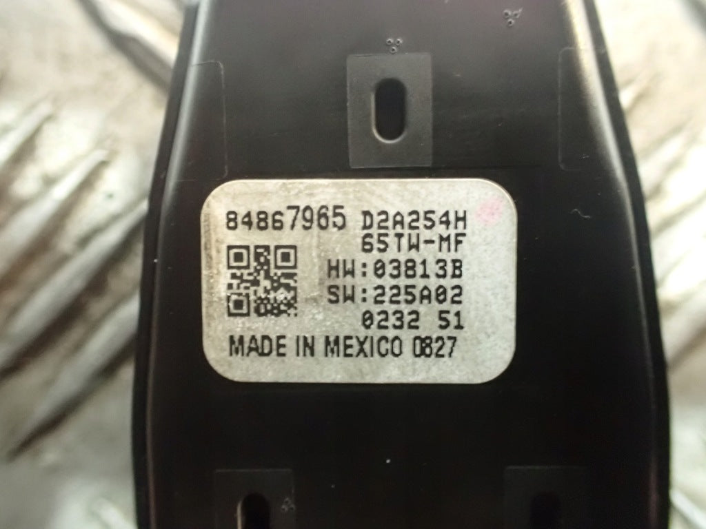 Passenger Side Window Switch Panel Chevrolet Corvette C8 2020-