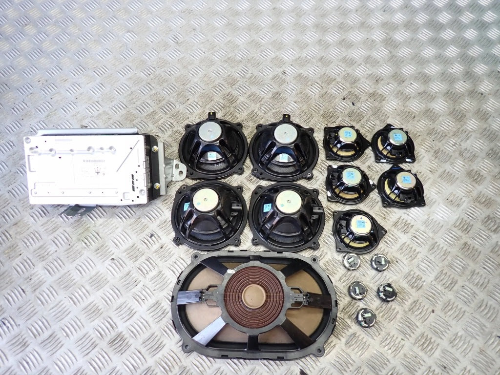 Speakers Amplifier Bowers & Wilkins Rear Shelf Maserati Quattroporte 2014