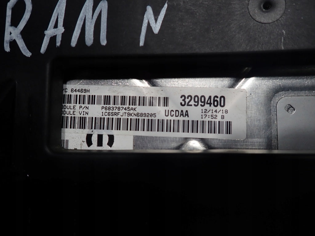 Dodge RAM 5.7 Engine Computer 2019-