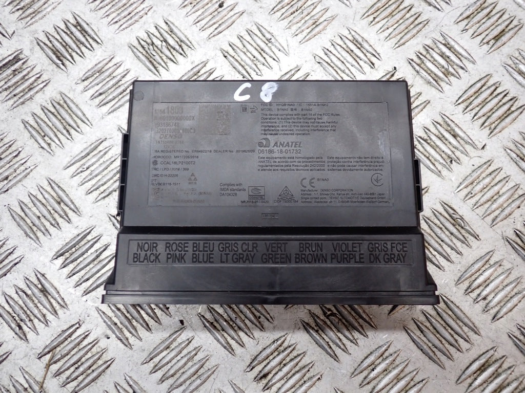 Moduł Komfortu BCM Chevrolet Corvette C8 Z51 2020-