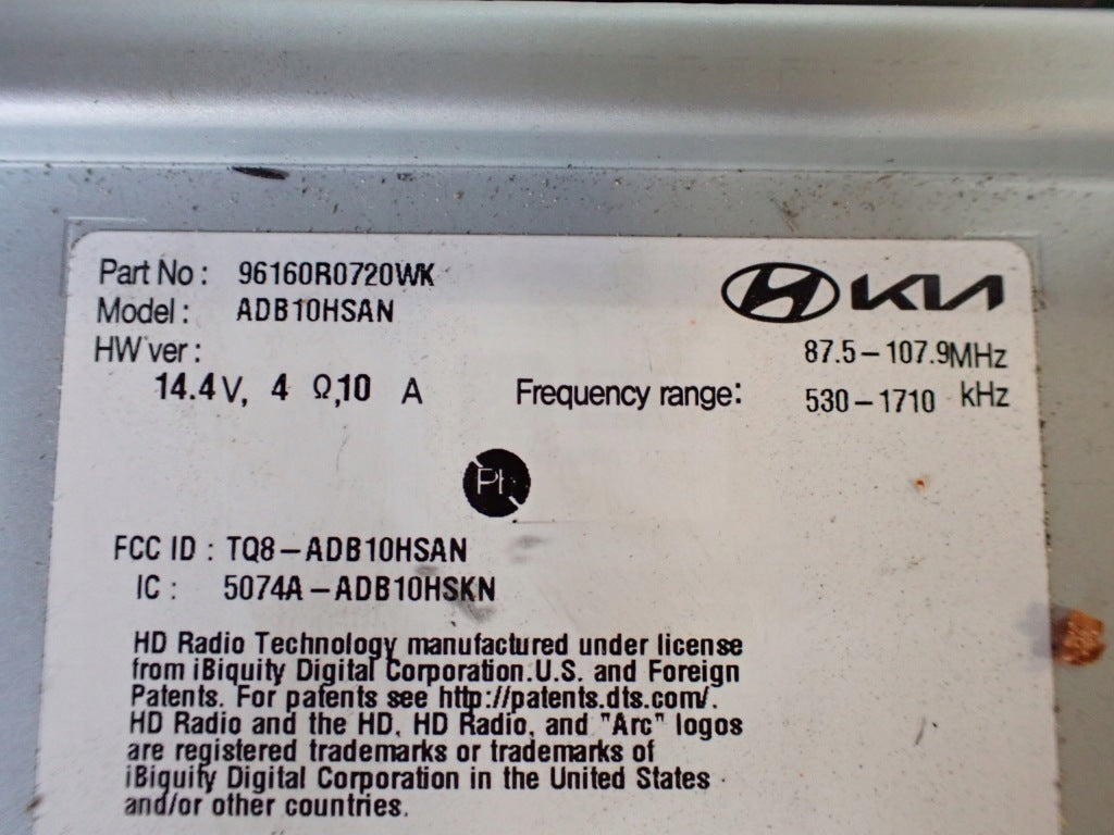 Radio Module Radio Navigation Kia Carnival LX KA4 2020-