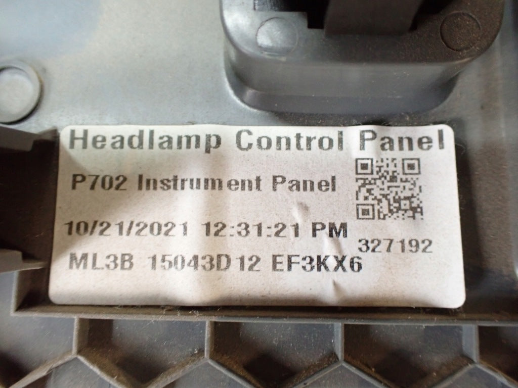 Light Panel Fuel Filler Switch Ford F150 3.5 2022