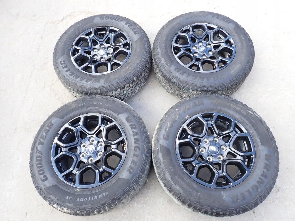 Alloy Wheels 18" Goodyear Wrangler AT Tires 275/65R18 Ford F150 2024