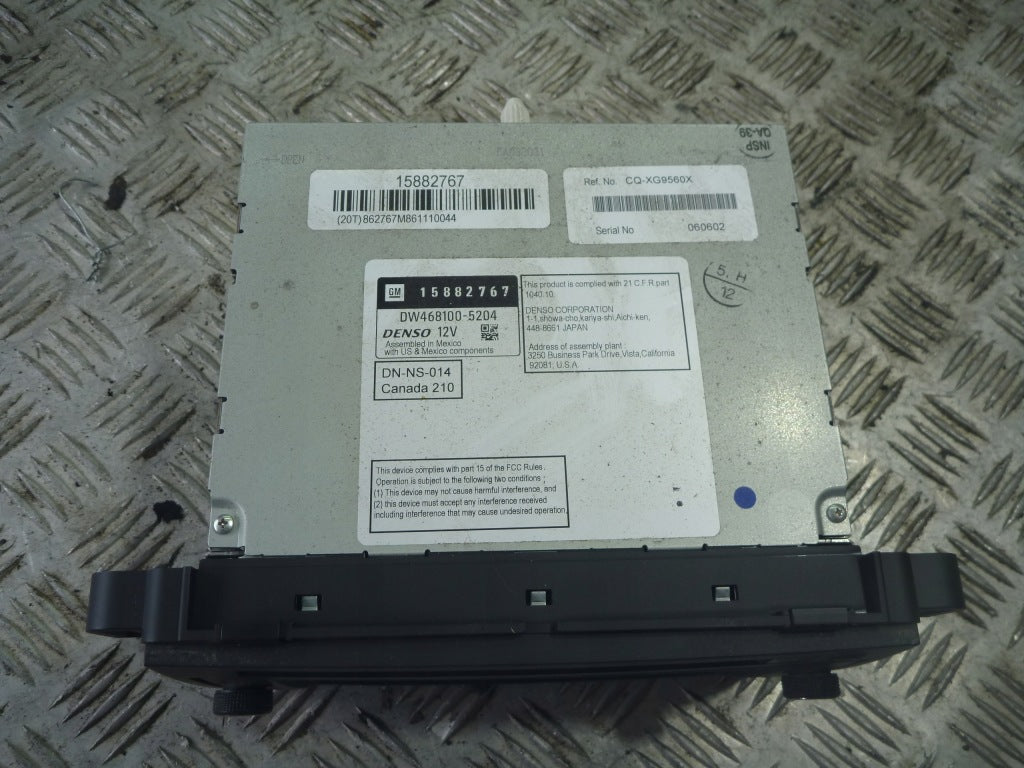 Radio Navigation Yukon Chevrolet Tahoe Suburban 06-