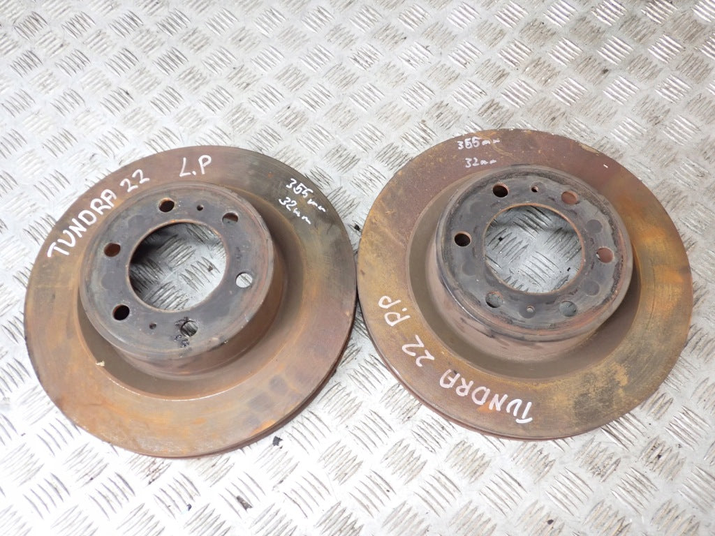 Front Discs PAIR Toyota Tundra Sequoia 2022-