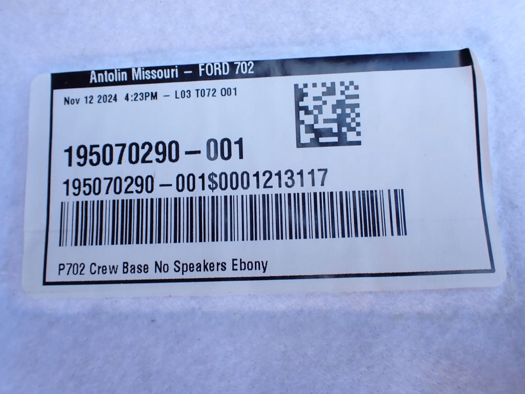 Black Headliner Ford F150 Crew Cab 21-