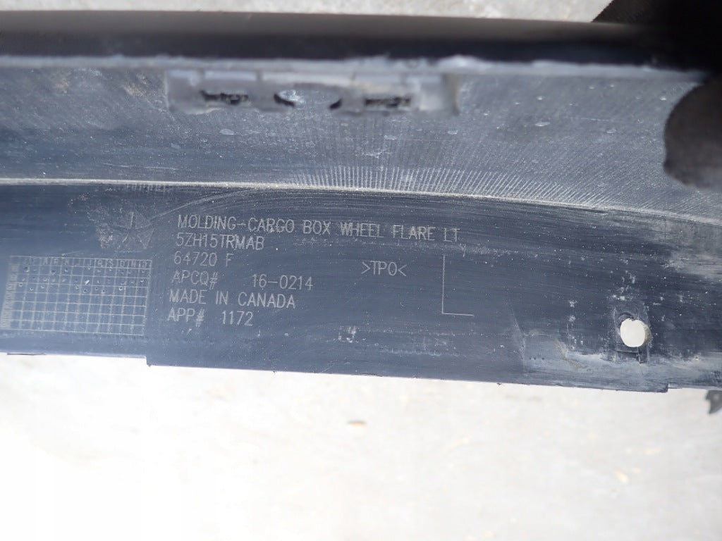 Rear Fender Trim Structure Dodge RAM V REBEL 2019-