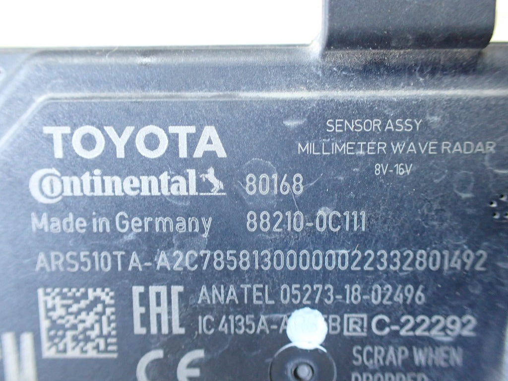 Front Radar Distronic Sensor Cruise Control Sensor Toyota Tundra Sequoia 22-