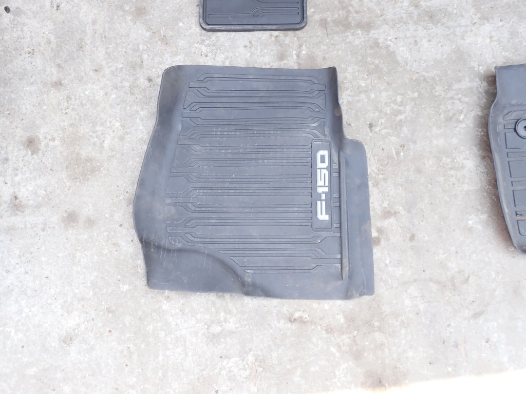 Rubber Floor Mats Set Ford F150 Hybrid Crew Cab 2022-