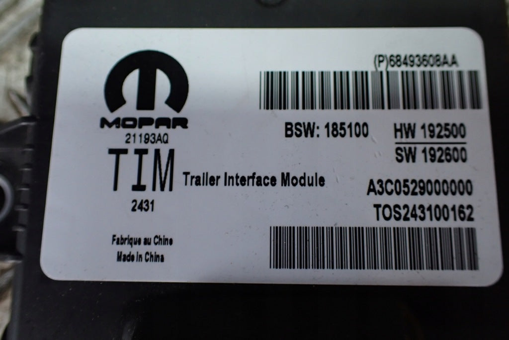 Dodge RAM V 2019- Trailer Tow Control Module