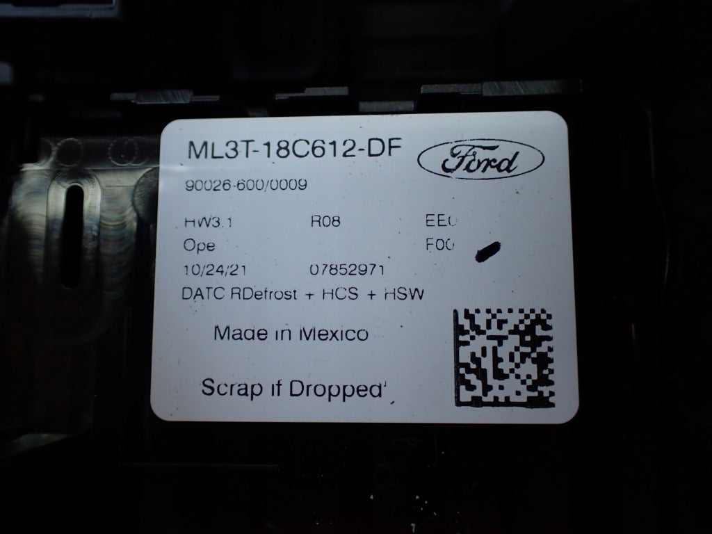 Panel Klimatyzacji Ford F150 Crew Cab Lariat 2022-